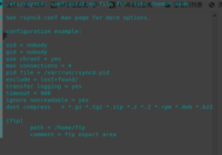 Rsyncd配置文件原样